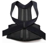 Talla Grande XS-5XL Faja De Soporte Lumbar Corrector De Postura Soporte De Hombros, Cuello Y Clavícula Faja Lumbar para Escoliosis Ayuda A Corregir La Joroba(Black,XXL)