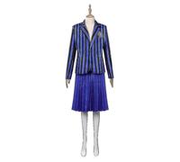 (Talla M - Enid para mujer) Disfraz de Enid Sinclair Joy Sunday de Miércoles Addams (Uniforme escolar)