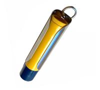 TALLAC HOUSE Cary Premium Metal Lip Balm Holder Keychain Sleeve with Lip Balm Dial Turning Protection for Men Women Not Compat