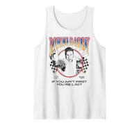 Talladega Nights Ricky Bobby Outline Checkered Flags Movie Camiseta sin Mangas