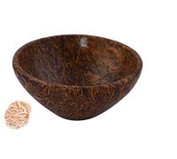 Tallado a mano Marium Jasper Feng Shui Bowl Generador de energía espiritual Reiki Regalo Healing Cristal cargado de 2.7 a 3 pulgadas aproximadamente Con Rose Desert Selenite-Blessfull Healing