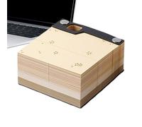 Tallado en papel 3D: bloc de notas, cuaderno planificador de grabado, bloc de notas multiusos con patrón vintage para oficinas, escritorio en el aula de Pascua, suministros de papelería para escribir,