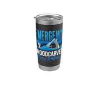 Tallador de madera de emergencia Alivio del estrés Carpintería Talla de madera Vaso térmico de acero inoxidable de doble pared