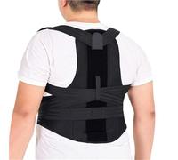 Tallas Grandes 70-140 Kg Faja Lumbar para Escoliosis Corrector De Postura Ajustable Cinturón Corrector De Joroba Alivio del Dolor De Espalda Superior E Inferior(3XL)