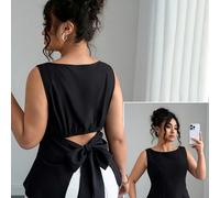 Tallas Grandes - Tallas Grandes - Camisetas de Tallas Grandes para Mujer, Camisas sin Elegantes y con Estilo con en la Espalda
