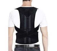 Tallas Grandes XS-5XL Corrector De Postura Ajustable Soporte De Espalda Hombrera Enderezador De Espalda Corrector De Columna Mejora La Joroba Y Proporciona Soporte Lumbar(L)