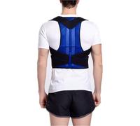 Tallas Grandes XS-5XL Corrector De Postura De Hombros Y Espalda Corrección De La Figura Faja Lumbar para Escoliosis Enderezador De Espalda Cinturón Corrector De Joroba(Blue,S)