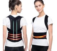 Tallas Grandes XS-5XL Corrector De Postura Faja Lumbar para Joroba, Encorvamiento Enderezador De Espalda Ajustable Cinturón De Soporte para Hombros, Cuello Y Clavícula(XXL)