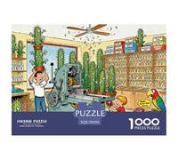 Taller de Corte de Claves Caótico Puzzle De Madera Impermeable Puzzles De 1000 Piezas para Adultos Divertido Rompecabezas Juegos Desafiantes
