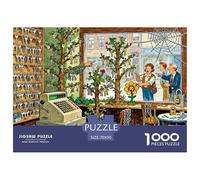 Taller de Corte de Claves Caótico Puzzle De Madera Impermeable Puzzles De 1000 Piezas Regalos para Adultos Desafiante Y Estimulante Rompecabezas Juegos Desafiantes