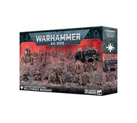 Taller de Juegos - Warhammer 40,000 - Chaos Space Marines: Battleforce - Hellforged Warband, Negro, Rojo, Metálico