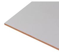 Taller del Cuadro Sl - Tablero de madera MDF a medida en 3mm, 6mm y 10mm, cualquier tamaño, dos caras blancas (6mm, 10mm), una cara blanca (3mm), lateral mdf natural, 1 unidad