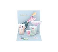 Taller gráfico | Pretty Pop Up tarjeta | tridimensional | Happy birthday auf Dich