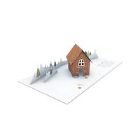 Taller gráfico | Pretty Pop Up Tarjeta | tridimensional | Navidad | Feliz Navidad