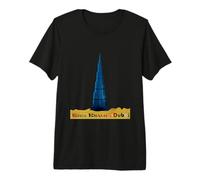 Tallest Skyscraper Burj Khalifa Dubai Emiratos Árabes Unidos Camiseta Premium