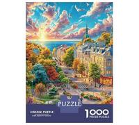 Tallin_ Estonia Puzzle 1000 Piezas para La Familia-Rompecabezas Difícil, Apto para Adultos Y Adolescentes A Partir De 14 Años 52x38cm/1000pcs