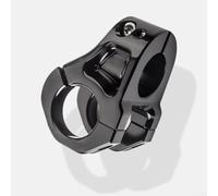 Tallo corto de aleación de aluminio de 35 mm, diseño CNC hueco para un rendimiento óptimo en bicicletas de montaña y carretera (negro)