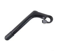 Tallo de cuello de cisne para bicicleta, longitud extendida hacia adelante, adecuado para horquillas delanteras de 22 2 mm/25 4 mm, aleación de aluminio para estabilidad (80 x 25,4 x 25,4 x 180 B)
