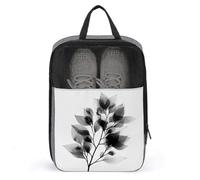 Tallo de hojas en bolsa de zapatos de rayos X para viajes, uso diario, bolsa de almacenamiento antipolvo para zapatos de golf