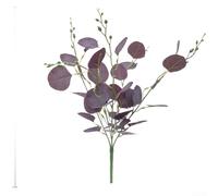 Tallos de follaje de eucalipto sintético para decoración de bodas, arreglos florales para el hogar, plantas, pared, vegetación, spray para uso de estilo (B)