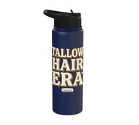 Tallow Hair Era Crunchy Beauty Humor Stainless Steel Insulated Water Bottle