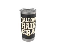 Tallow Hair Era Crunchy Beauty Humor Vaso térmico de acero inoxidable de doble pared