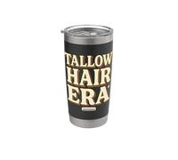 Tallow Hair Era Crunchy Beauty Humor Vaso térmico de acero inoxidable de doble pared