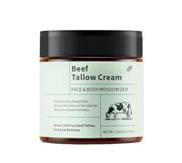 Tallow Honey Balm, Natural Whipped Cream, 2,36 x 2,52 pulgadas Loción con rápido, cuidado de la piel de absorción, suministro corporal hecho a mano con fácil preparación, accesorios para el hogar
