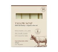 Tallow Soap Bar, Organic Cleaner, 142g Soothing Insight Design, Nourishing Tool with Balance, Body Odor Accessory for Hand Underarms Feet Back Hotel, Home Accessories for Travel Daily Spa Pool Routine