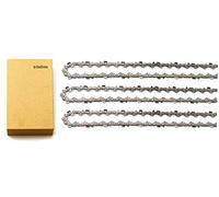 tallox 3 cadenas de sierra 3/8" 1,1 mm 52 TG 35 cm espada compatible con Oregon Makita Bosch optimizada para dispositivos de batería