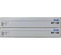 Tally 044703 044 703 Cinta Original Negro Para Tally MT136 (X 2 Piezas)