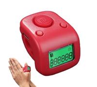 Tally Clicker, Clicker contador manual - Contador del paso del número de dígitos Clicker del recuento luminoso - Clicker contador numérico preciso y silencioso para oficinas, estadios, escuelas