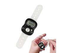 Tally Counter Clicker - Contador de dedos digital, contador de vueltas reajustable | Contador mecánico de mano con clics numéricos, contador de tasbeeh de mano ligero, contador de clics de pulgar,