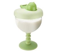 Tally with Lid - Taza de vino de 3,35 x 3,35 x 5,12 pulgadas | Goblet Shape Mug | Sippy Cup with Easy Measurement Marks for Boys Age Over 12 Months Home Indoor Outdoor Party Birthday Travel