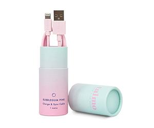 Talmo iPhone Lightning USB Cable de Carga y de conexión de de Textil, 100 cm