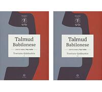 Talmud babilonese. Trattato Qiddushìn. Testo ebraico a fronte, 2 volúmenes indivisibles