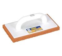 Talocha de goma esponja 280x140 mm, ideal para alisar y nivelar superficies en trabajos de construcción y remodelación.