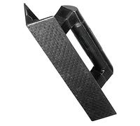 Talocha Plástico Para Rincón Mango Redondo 36 cm. negra