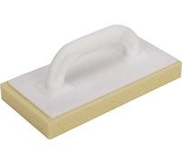 talocha - talocha de plástico con esponja, dimensiones 28x14x3 cm, ideal para alisar y nivelar superficies con acabado profesional.