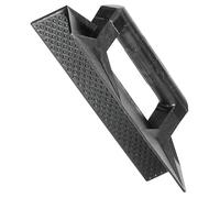 Talocha - talocha de plástico para esquina, mango redondo de 36 cm, color negro, ideal para trabajos de acabado y revestimiento.