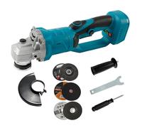TALOEYH - Amoladora angular inalámbrica compatible con batería Makita de 18 V, 125 mm, 18000 rpm, amoladora angular eléctrica profesional para cortar, moler, pulir y eliminar el óxido