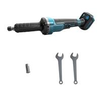TALOEYH - Molinillo inalámbrico compatible con Makita 18 V, amoladora recta eléctrica sin escobillas con portabrocas de 3 y 6 mm, 4 velocidades variables de hasta 24000 RPM para eliminación de óxido