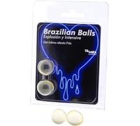 TALOKA - 2 BOLAS BRASILEIRAS FRIO E EFEITO VIBRAÇÃO GEL EMOCIONANTE