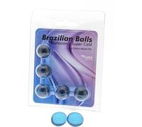 TALOKA - 5 BOLAS BRASILEIRAS EFEITO FRIO GEL EXCITANTE