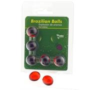 TALOKA BRAZILIAN BALLS GEL ÍNTIMO FRESA 5 BOLAS