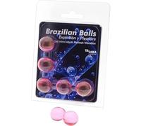 TALOKA BRAZILIAN BALLS GEL EXCITANTE EFECTO VIBRACIÓN REFRESCANTE 5 BOLAS