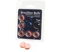TALOKA BRAZILIAN BALLS GEL EXCITANTE EFECTO VIBRACIÓN 5 BOLAS