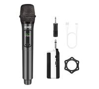talomen,Micrófono Inalámbrico,2.4GHz Microfonos Inalambricos Set con Receptor,Microfono Inalambrico Karaoke Profesional,Microfono Dinámico Recargable,160ft,para Karaoke,Boda,DJ,Fiesta,Iglesia,K60-1