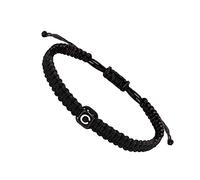 Talón Tobillo Equipo Pulseras de cuerda con inicial para mujeres, hombres, adolescentes, niñas y niños, pulsera trenzada de cuerda a mano, joyería minimalista, pulseras a Encanto Llave (C, One Size)
