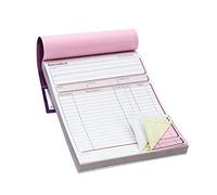 Talonario de facturas con copia triplicada que no requiere carbón, de la marca Pukka Pad, 203 x 137 mm, individual